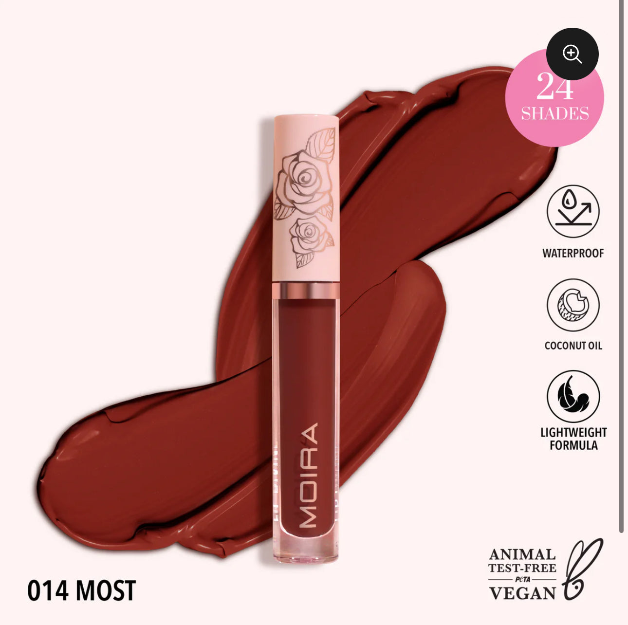 Moira matte liquid lipstick